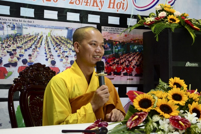 Nói chuyện tại Khóa Tu Mùa Hè, Bạc Liêu