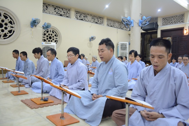 Quý Thầy chùa Hoằng Pháp an cư tập trung