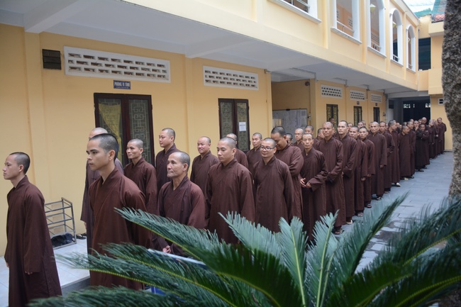 Quý Thầy chùa Hoằng Pháp an cư tập trung