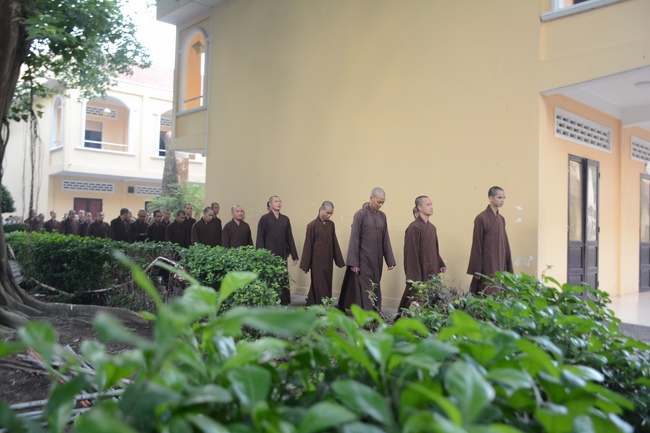 Quý Thầy chùa Hoằng Pháp an cư tập trung