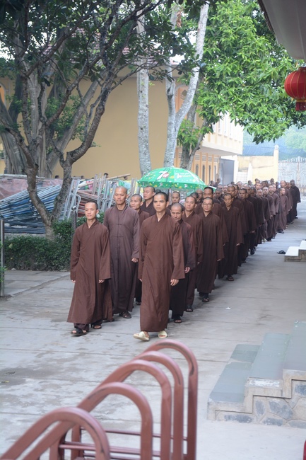 Quý Thầy chùa Hoằng Pháp an cư tập trung