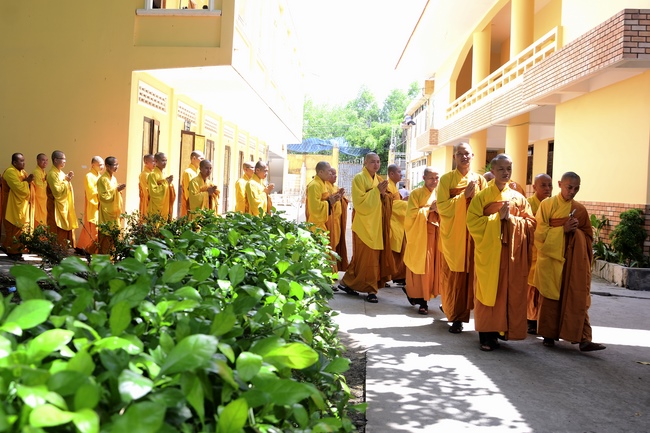 Quý Thầy chùa Hoằng Pháp an cư tập trung