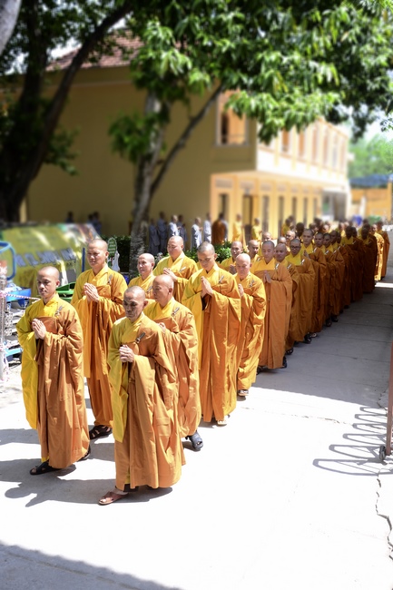 Quý Thầy chùa Hoằng Pháp an cư tập trung