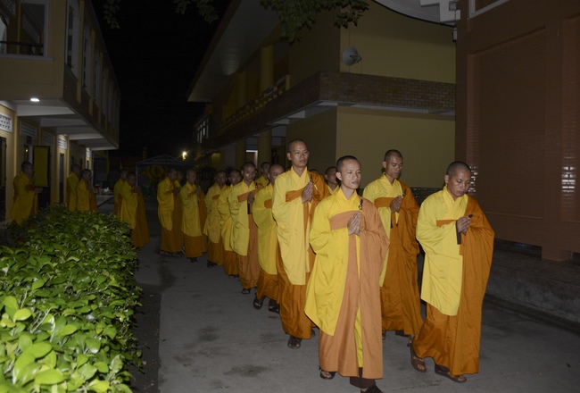 Quý Thầy chùa Hoằng Pháp an cư tập trung