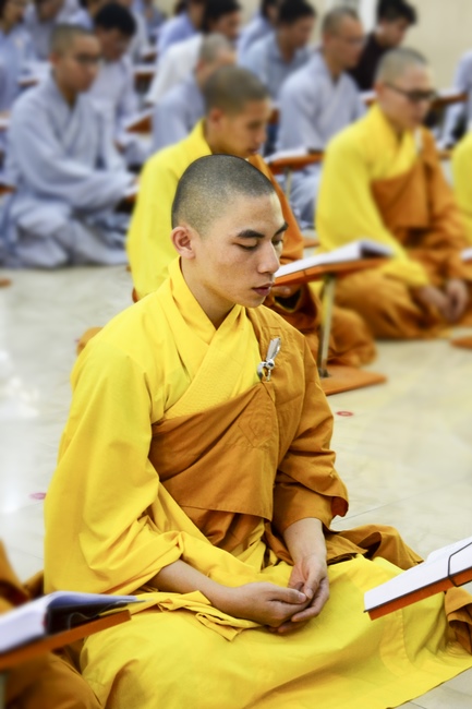 Quý Thầy chùa Hoằng Pháp an cư tập trung