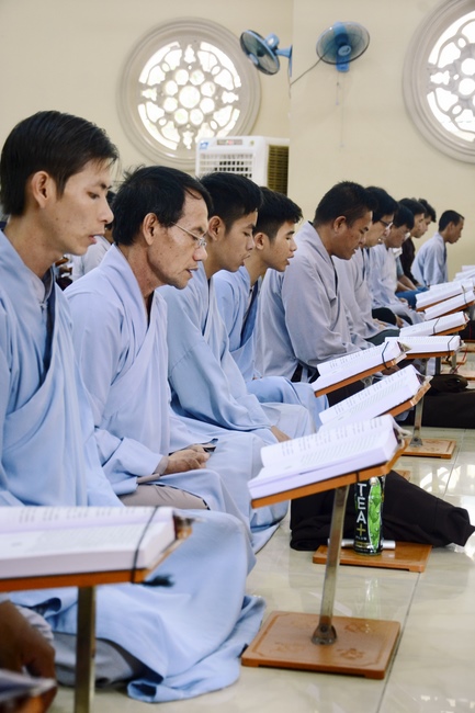 Quý Thầy chùa Hoằng Pháp an cư tập trung