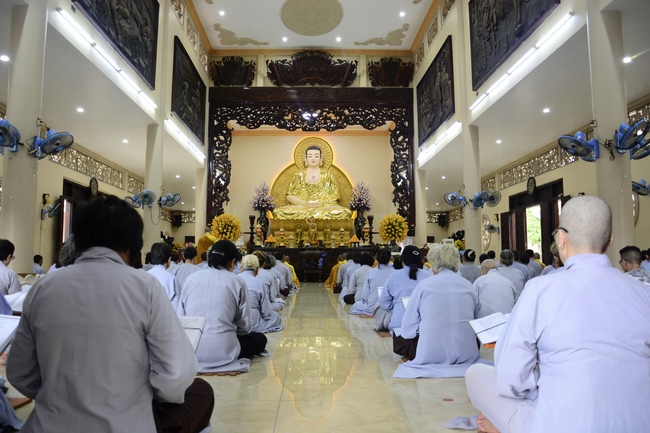 Quý Thầy chùa Hoằng Pháp an cư tập trung