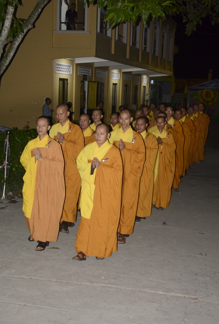 Quý Thầy chùa Hoằng Pháp an cư tập trung