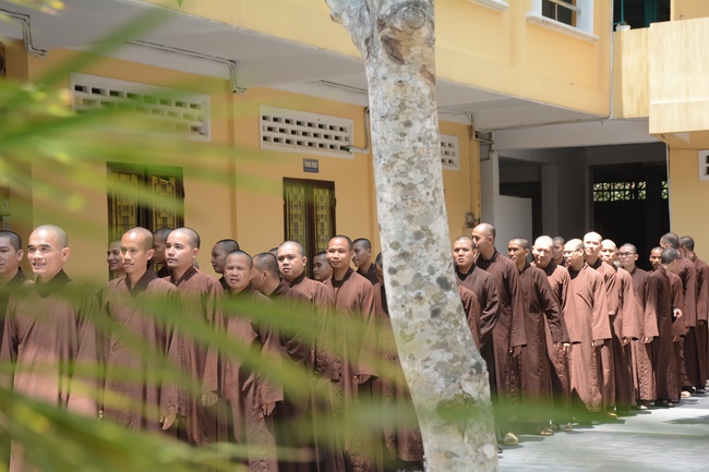 Quý Thầy chùa Hoằng Pháp an cư tập trung