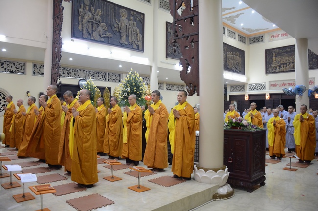 Quý Thầy chùa Hoằng Pháp an cư tập trung