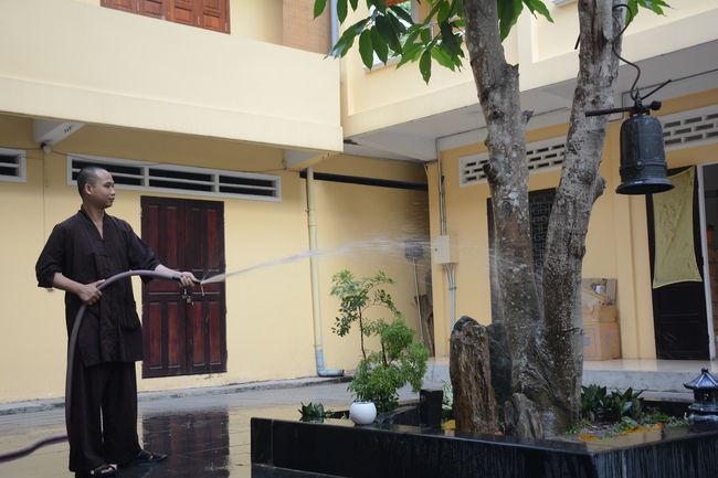 Quý Thầy chùa Hoằng Pháp an cư tập trung