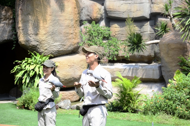 Các em xuất gia gieo duyên sinh hoạt ngoại khóa