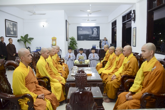 Lễ quy y Tam Bảo cho các bé thiếu nhi