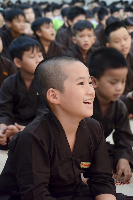 Lễ quy y Tam Bảo cho các bé thiếu nhi