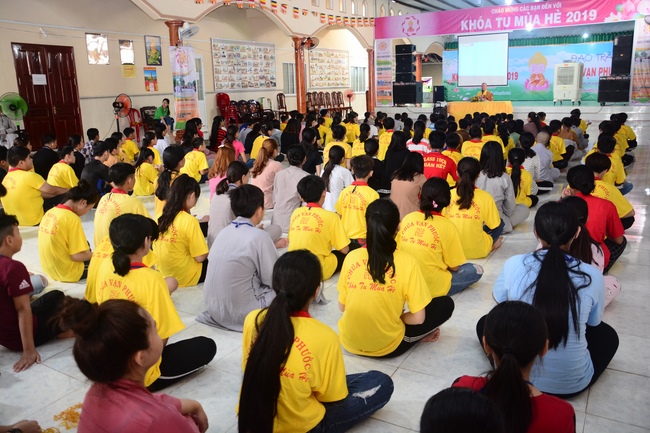 Nói chuyện Khóa Tu Mùa Hè chùa Vạn Phước, Cà Mau