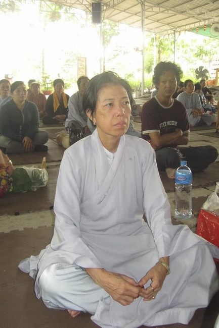 One-Day Retreat Reciting the Buddha's name at Hoang Phap Pagoda in Cambodia
