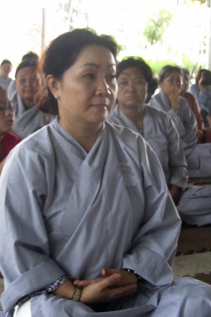 One-Day Retreat Reciting the Buddha's name at Hoang Phap Pagoda in Cambodia