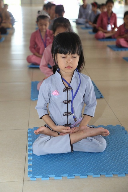 The retreat Sowing seeds lotus at Dong Cao Pagoda