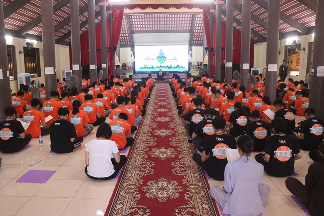 The activities at Hoa Phuc Pagoda