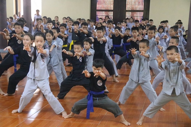 The activities at Hoa Phuc Pagoda