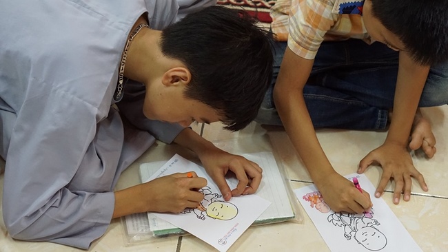 The activities at Hoa Phuc Pagoda