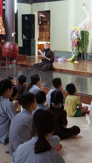 The activities at Hoa Phuc Pagoda