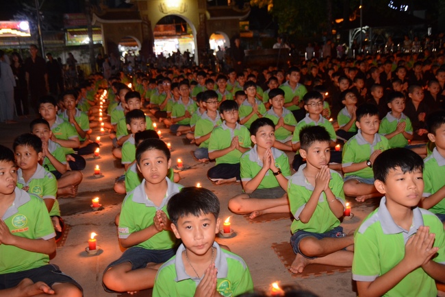 Children in the 2nd Summer Course Had “Thanks Ceremony”