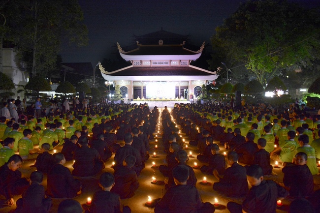 Children in the 2nd Summer Course Had “Thanks Ceremony”