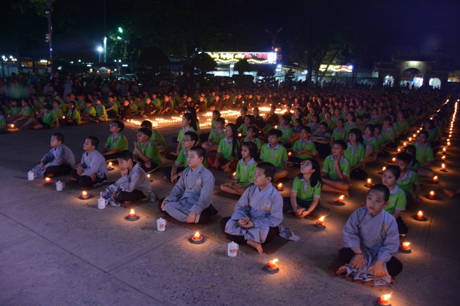 Children in the 2nd Summer Course Had “Thanks Ceremony”