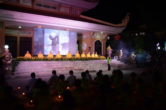 Children in the 2nd Summer Course Had “Thanks Ceremony”