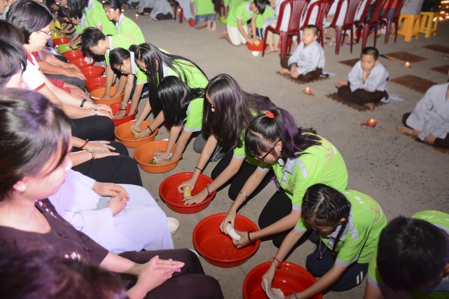 Children in the 2nd Summer Course Had “Thanks Ceremony”