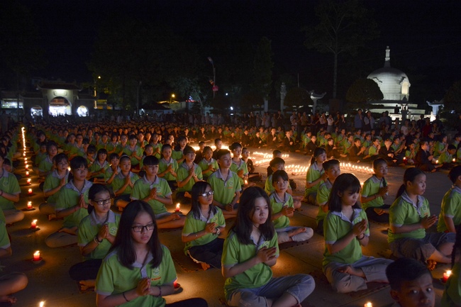 Children in the 2nd Summer Course Had “Thanks Ceremony”