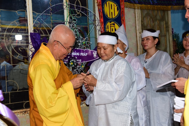 Praying for the rebirth in Long Khanh