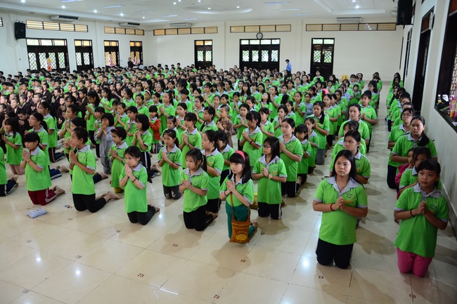 The 2nd Children Summer Course Taking Refuge to the Triple Gems