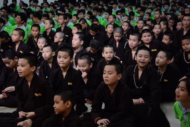 The 2nd Children Summer Course Taking Refuge to the Triple Gems