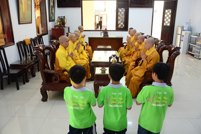 The 2nd Children Summer Course Taking Refuge to the Triple Gems