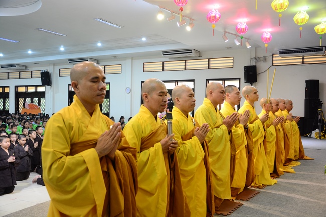 The 2nd Children Summer Course Taking Refuge to the Triple Gems