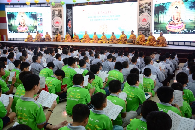 The Children Summer Course Ending Ceremony