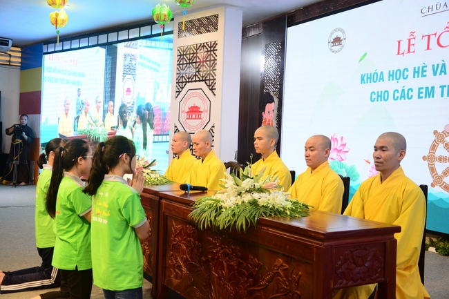 The Children Summer Course Ending Ceremony