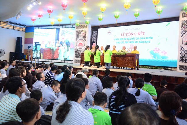 The Children Summer Course Ending Ceremony