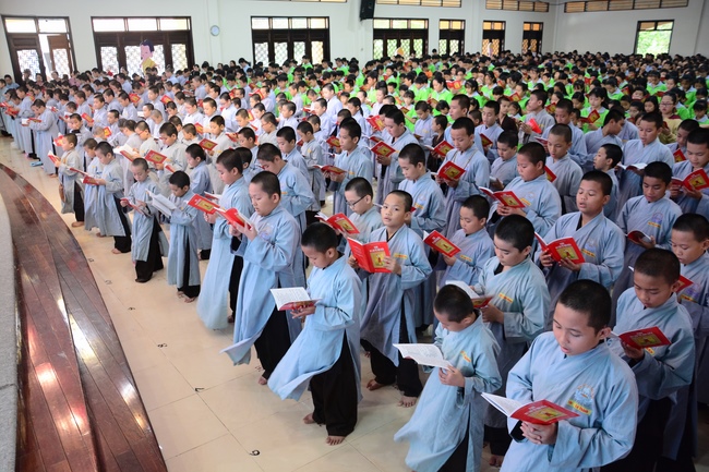 The Children Summer Course Ending Ceremony