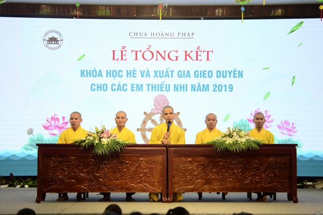 The Children Summer Course Ending Ceremony