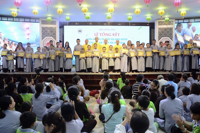 The Children Summer Course Ending Ceremony