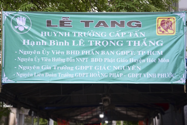 Funeral Visiting a Member of Hoang Phap Buddhist Family – Upāsaka Le Trong Thang