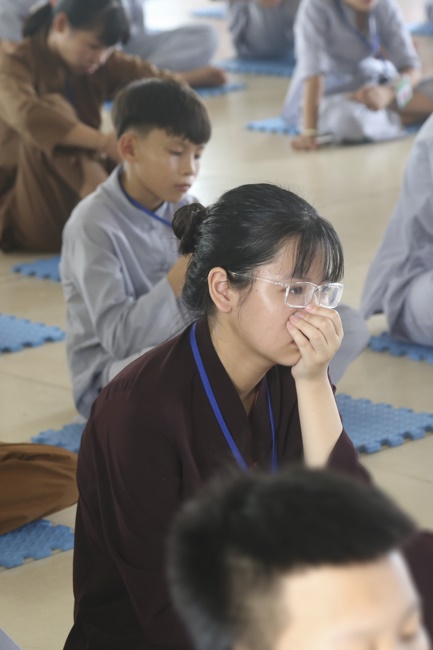 The second day of the summer retreat at Dong Cao pagoda