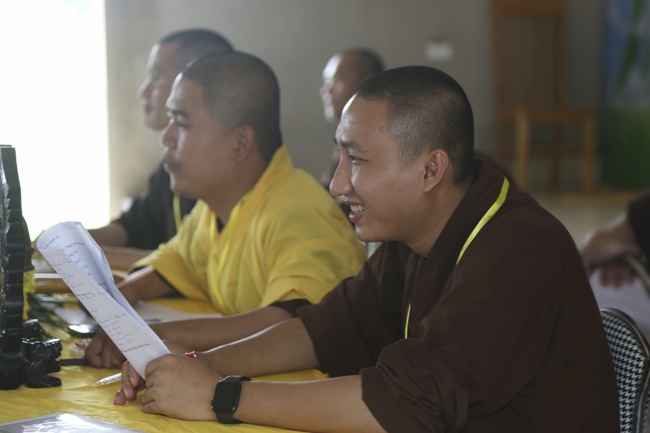 The second day of the summer retreat at Dong Cao pagoda
