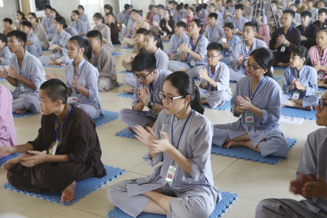 The third day of the summer retreat at Dong Cao pagoda