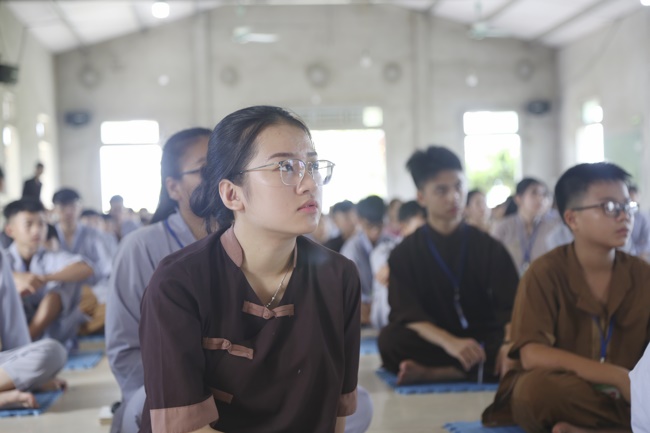 The third day of the summer retreat at Dong Cao pagoda