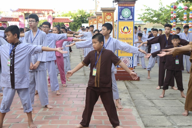 The third day of the summer retreat at Dong Cao pagoda