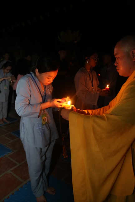 The fourth day of summer retreat at Dong Cao pagoda